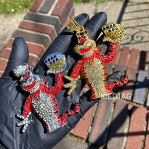 Jumbo Tony The Tiger Gold Plated Hip Hop Luxury Simulated Pendant